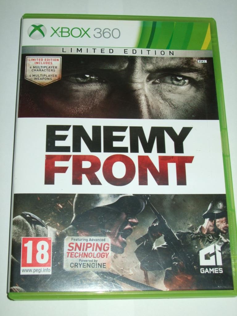 Enemy Front  Xbox 360  ""FREE UK  P&P""