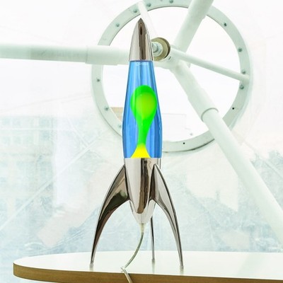 Mathmos Telstar Rocket Lava Lamp Silver USA SHIPPING All Colourways