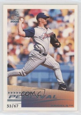 2000 Pacific Crown Collection Platinum Blue 53/67 Troy Percival #6 a2f