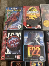 Sega Genesis Game Lot of 27 (No Duplicates) Street Fighter, Mortal Kombat, Sonic