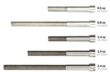 MCDERMOTT OLD STYLE WEIGHT BOLT FOR A-B-C-D SERIES FROM .5 - 2.4 OZ SHIPS FREE