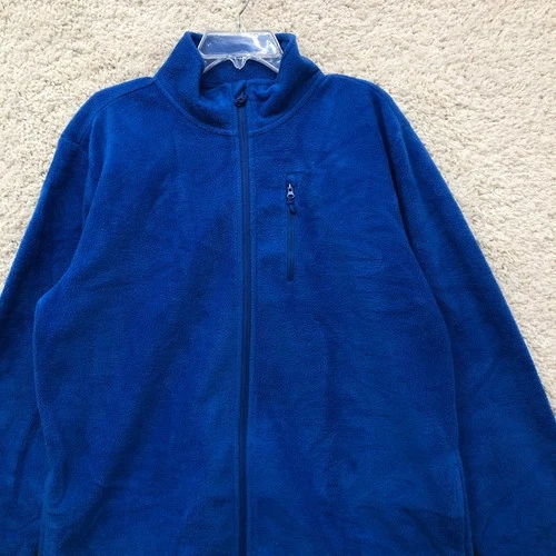Magellan Jacket Large Adult Blue Fleece Full Zip Pockets Classic Outdoors Mens L image 2