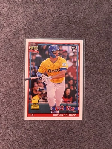2026 Topps Series 1 - Roman Anthony 75th Anniversary Rookie #T91-71 (RC)