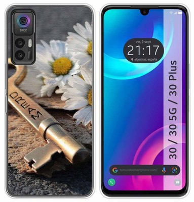 Funda Silikon für TCL 30 / 30 5G / 30 Plus Dream Dibujos TPU Multicolor