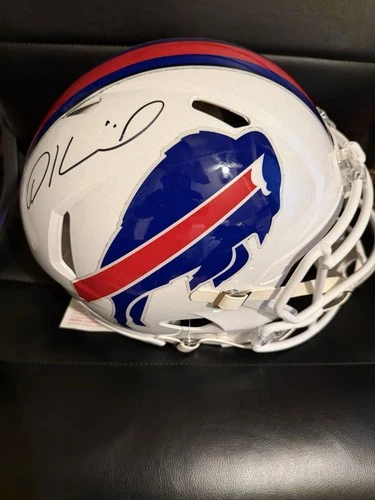 Dalton Kincaid Autographed Full Size Authentic Helmet Fanatics COA Buffalo Bills