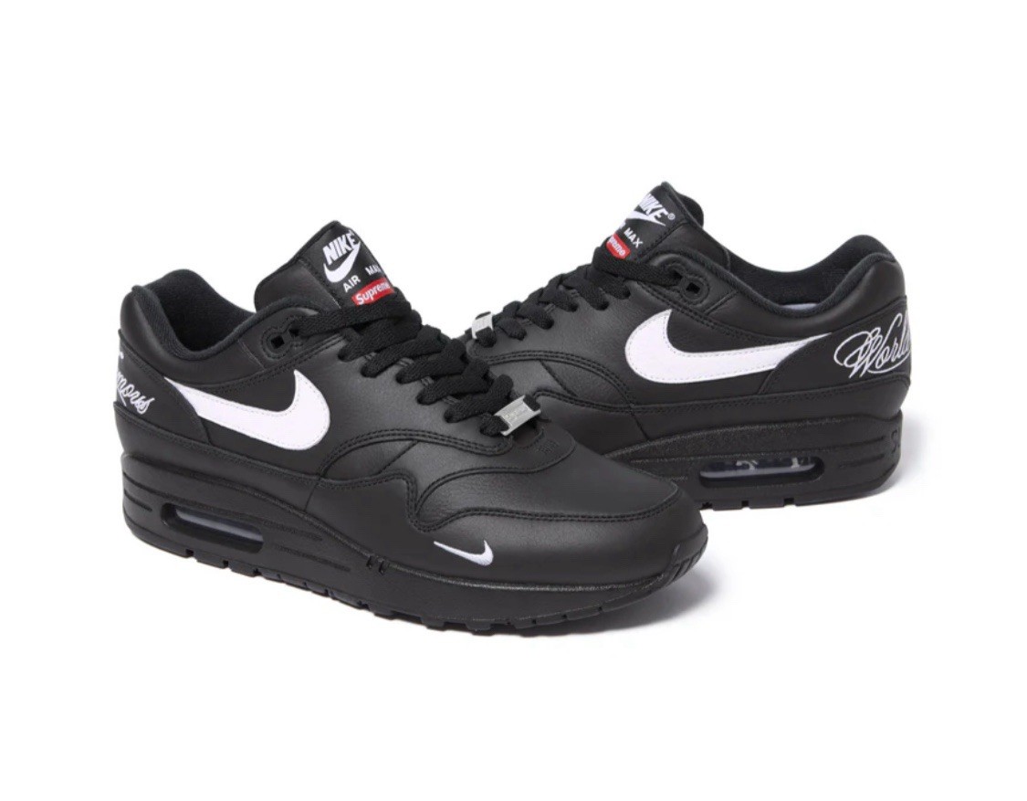 Supreme × Nike / Air Max 1 '87 SP Black Supreme x Nike Air Max 1 '87 SP