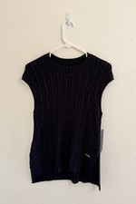 French Connection Sweater Dress Women’s Size Medium Black
