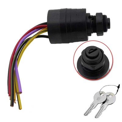 Boat Ignition Switch with Key Replacement for Mercury, Replace Boat Engine Ig...