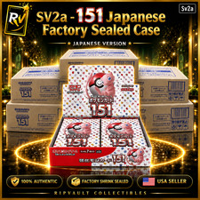 USA SELLER FACTORY SEALED Pokemon SV2a 151 Japanese Case 12 Booster Box