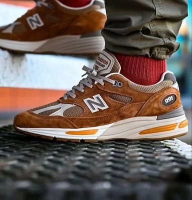 Men 9.5US Limited Modelbalance 991V2 Caramel Cafe U991Gb2