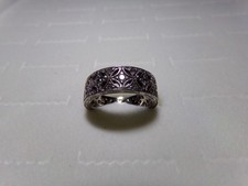 Beautiful Band Solid Sterling Silver 925 Ring Size 9