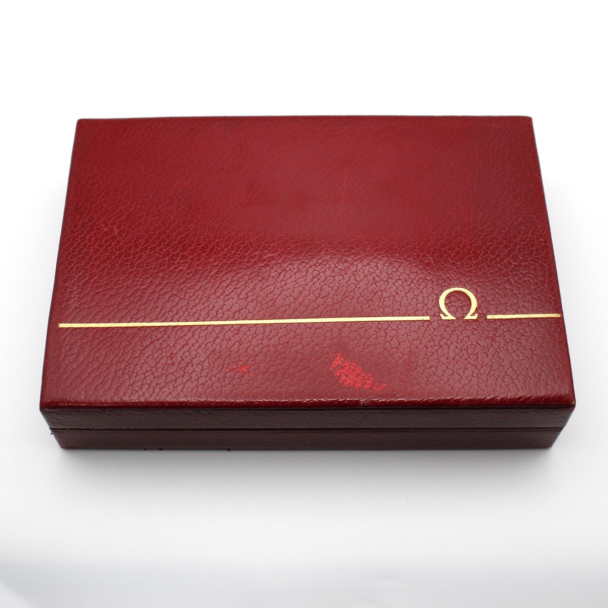 Omega Vintage 1960's Speedmaster Seamaster Red Leather Storage
