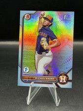 2022 Bowman Draft 1st Edition Michael Knorr 1st Sky Blue Parallel #BD-120 Astros