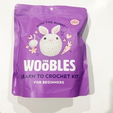The Woobles Jojo the Bunny Learn to Crochet Kit For Beginners NEW Hook Yarn Kit