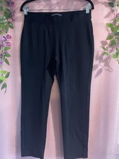 M&S Collection black trousers with elasticated waist size 12S