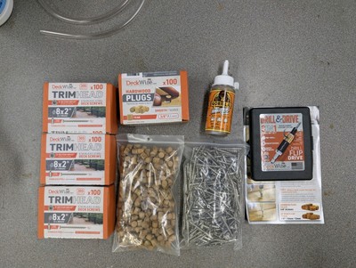 Deckwise Master Plug Kit Teak With Extras