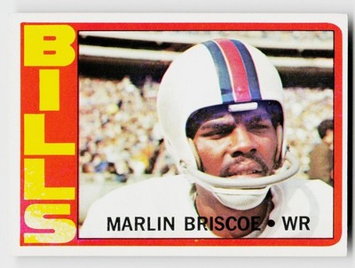 Marlin Briscoe, 1972 Topps, #30, Buffalo Bills, RC