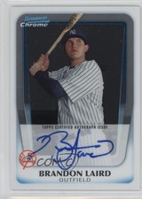2011 Bowman Chrome Prospects Auto Brandon Laird #BCP214 Auto 0v1