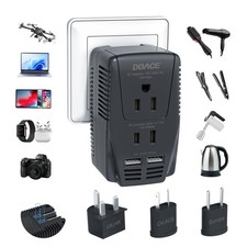 Upgraded 2000W Voltage Converter US to Europe -220V to 110V Converter for Eur...