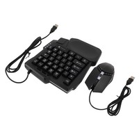 Gaming Keyboard Mouse Converter Smooth Bt 5.2 Half Hand Game Keyboard Mouse Set