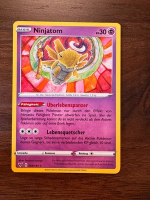  Pokémon Ninjatom 066/185 Rare DE   Farbenschock   Tomokazu Komiya  