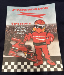 Vintage Firestone advertising coloring book