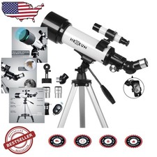 Advanced Kids Telescope: 70mm, 500mm FMC Optics, High Magnification, Gift Ready