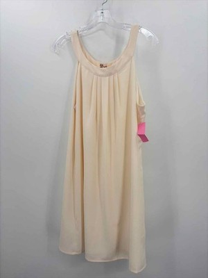 Pre-Owned Aryeh Ivory Size Large Short Sleeveless Dress