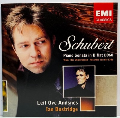Schubert, Leif Andsnes : Piano Sonata In B Flat D960 (CD 2005 EMI Classics) *VG*