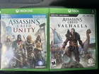 Assassin's Creed Valhalla & Unity Bundle 2 Game Lot Microsoft Xbox One