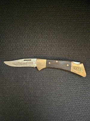 1981 CASE XX MAKO SHARK P158 LSSP LockBack Folding Knife Brass