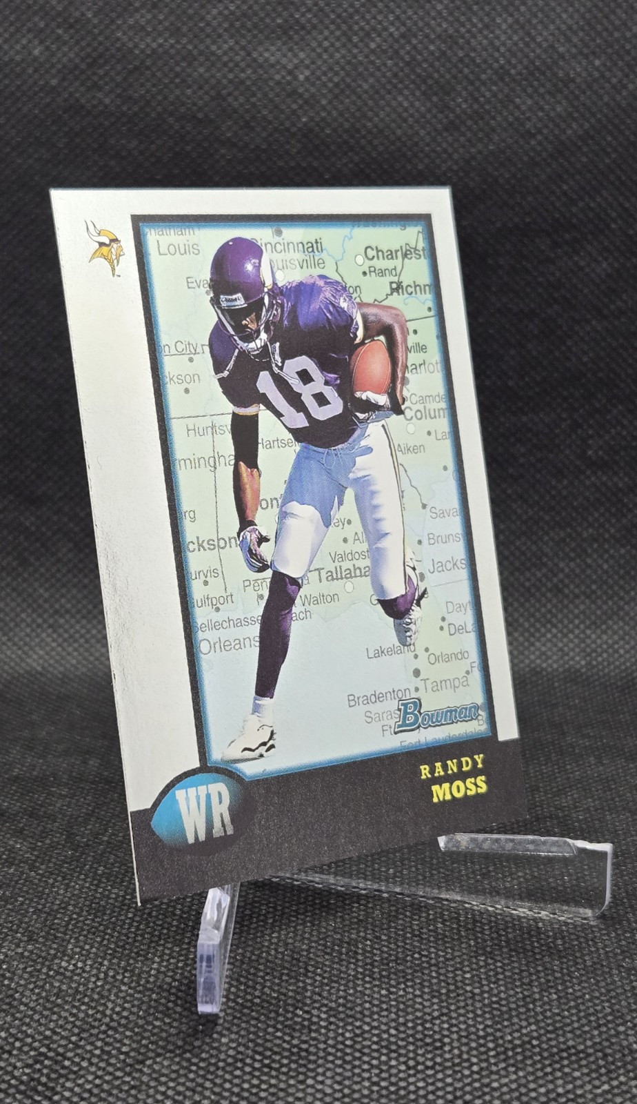 Randy Moss 1998 Bowman Interstate Rookie #182