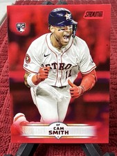 2025 Topps Stadium Club Cam Smith (Rookie) Red Parallel #60 Houston Astros