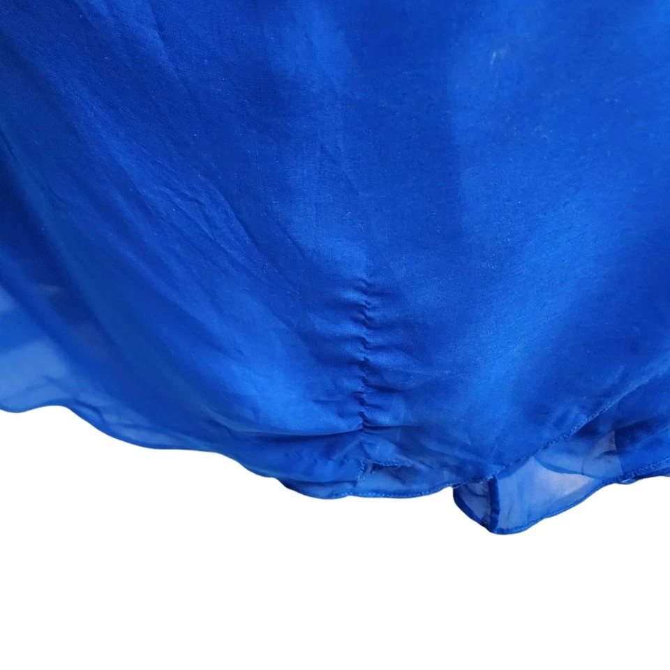 Disney Forever Enchanted Vestido 2 Azul Transparente Joyas Malla Formal Evento Princesa Foto 4 de 4