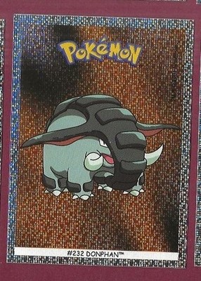 170326B - Pokemon Dunkin Boomer Sticker Foil-Holo Karte DONPHAN # 232