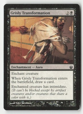 Grisly Transformation 74/165 Common The List Reprints Magic: The Gathering LP