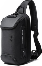 Anti Theft Sling Bag USB Charging Waterproof Crossbody Backpack for Travel