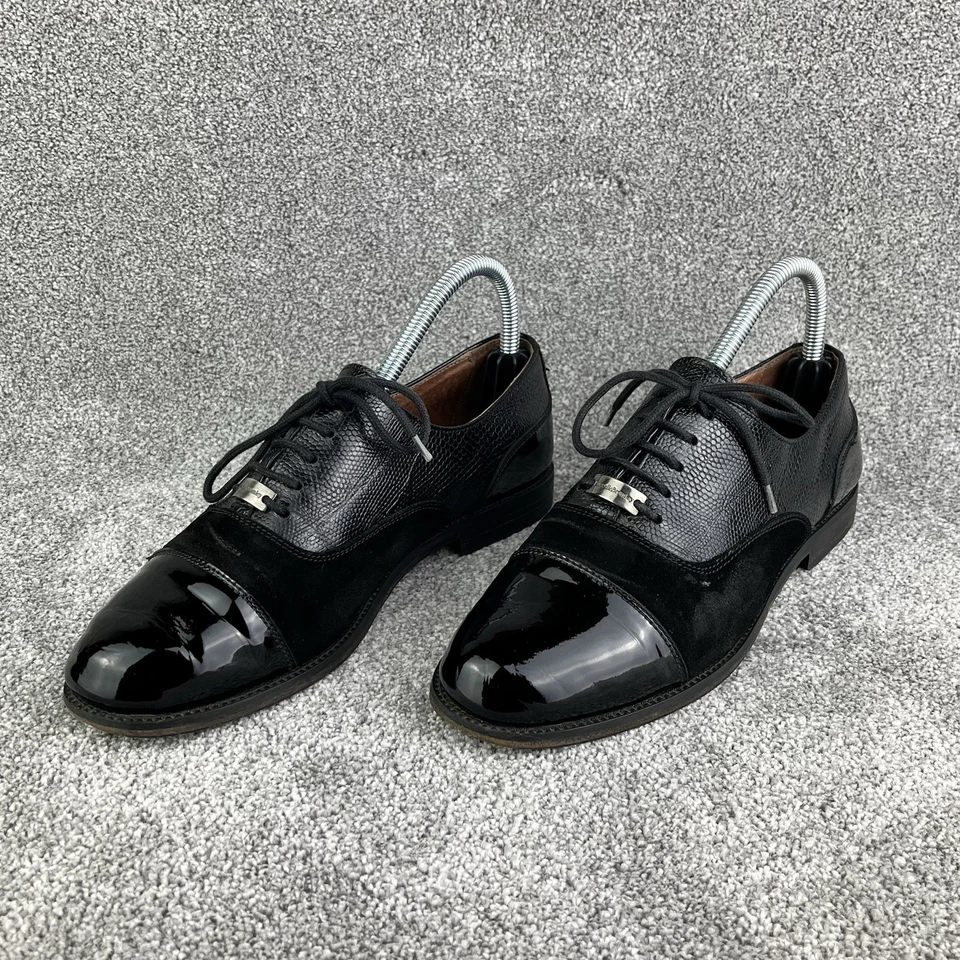 Russell & Bromley Abacrombie Black Multi Lace Up Oxford Shoes Size EU 38 UK 5 - Image 2 of 4