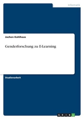 Genderforschung zu E-Learning (Paperback or Softback)