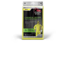 Chemical Splash Unisex XXL Yellow Laminate Painters Coverall with Hood