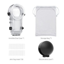 For Insta360 X5 Quick-release Invisible Dive Case Waterproof Up to 60m 197ft 