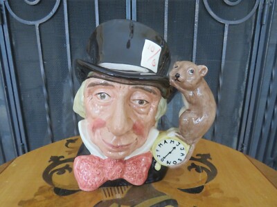 Royal Doulton ''Mad Hatter'' Large Toby Mug Jug D6598 Max Henk (1970)