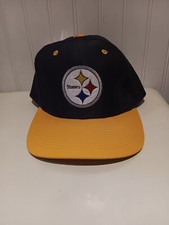 NFL Pittsburgh Steelers Football Snapback Hat - Logo 7 Vintage