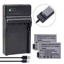 2x Battery Charger For LP-E8 Canon EOS 550D EOS 600D EOS 650D EOS 700D DS126431