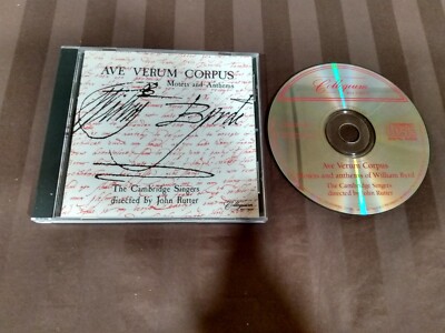 Ave Verum Corpus-Motets and Anthems of William Byrd/The Cambridge Singers CD 