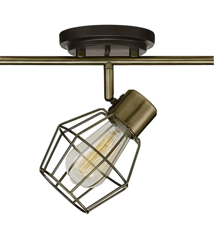 Globe Electric 24" 3-Light Antique Pewter Tracking Lighting Kit, Bulbs Included - Image 3 of 3