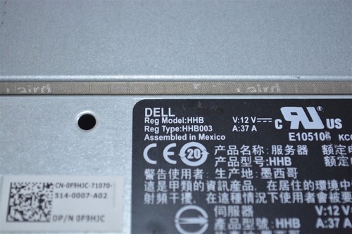 DELL PowerEdge M620 HHB003 Server Blade 2*INTEL XEON E5-2660 V2 2.2GHz 256GB - Picture 7 of 7