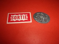 JETON METAL ET CARTON POUR ENTRACTE années 50/60 CINEMA REX de Lens pas/Calais,,