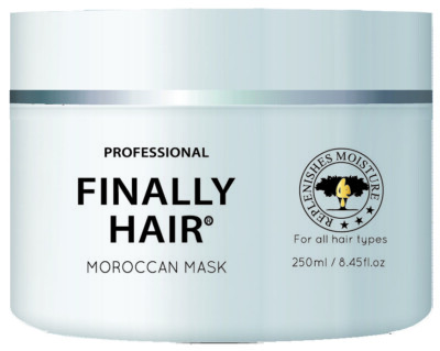 Moroccan Hair Mask Treatment by Finally Hair Smooths Moisturizes Revitalize Hair