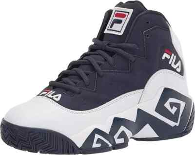 Fila Men's MB 1BM00511-125 Basketball Shoes White/Navy/Red, Size 8~16 US 